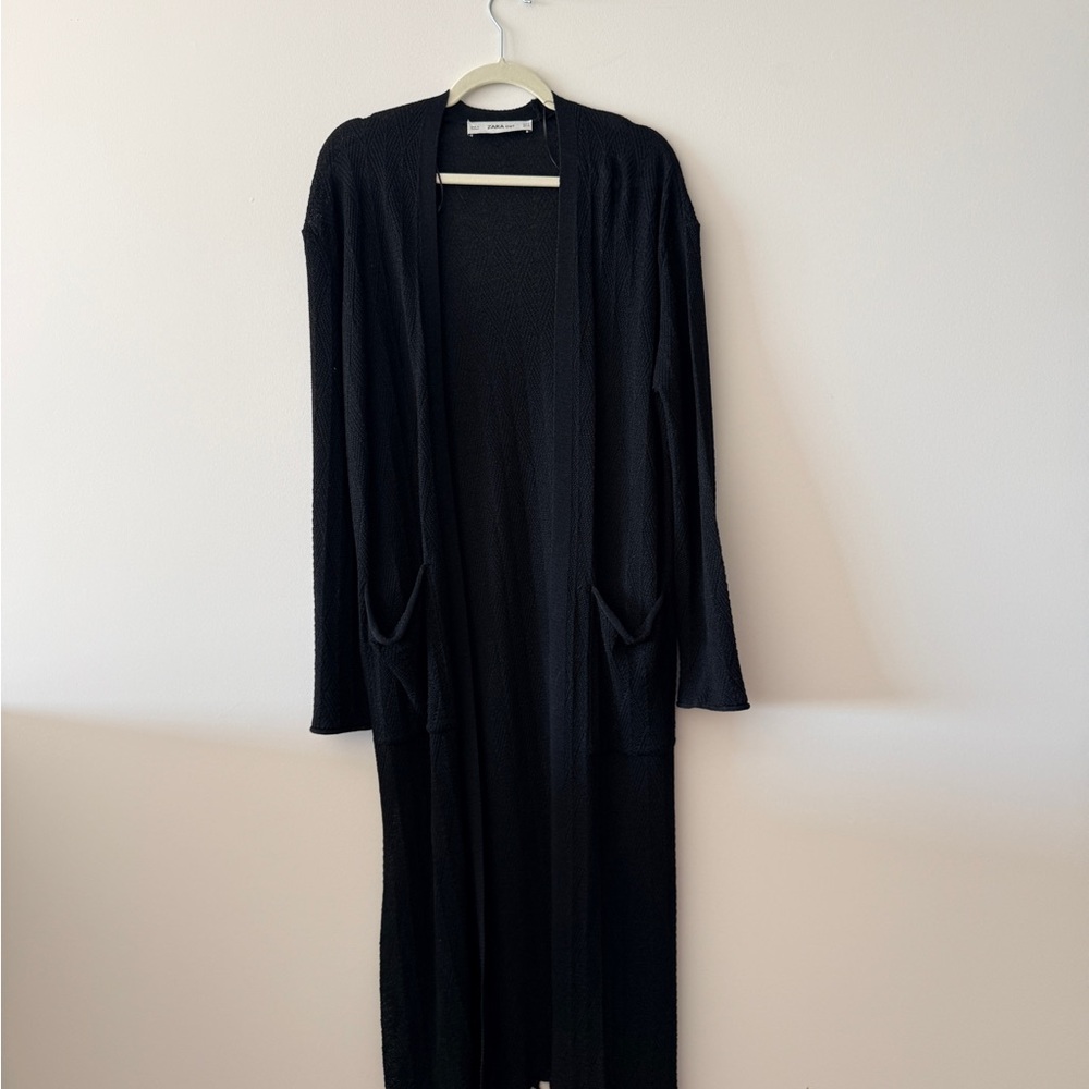 Zara Black Knit Cardigan